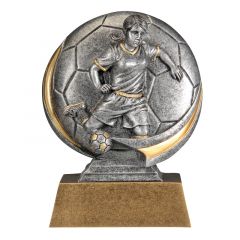 3D Motion Xtreme Female Soccer Trophy