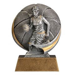 3D Motion Extreme Female Basketball Trophy