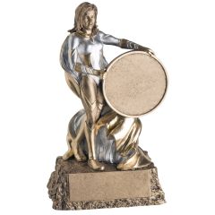 Female Superhero Mylar Trophy