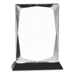 Fondo Nero Standing Crystal Plaque