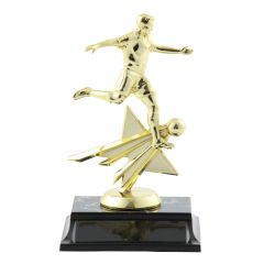 Boys Supernova Soccer Trophy - gold