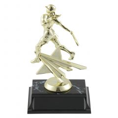 Girl Supernova Fastpitch Trophy - gold finish