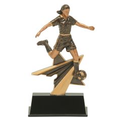 Star Power Female Soccer Participation Resin