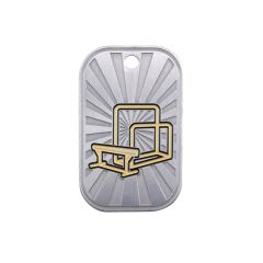 GI Joe Stainless Gymnastics Dog Tag