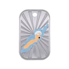 GI Joe Stainless Swimming Dog Tag