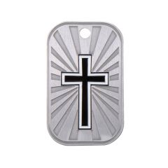 GI Joe Stainless Cross Dog Tag