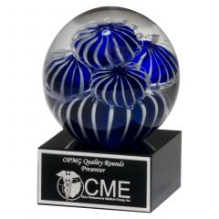 Anemone Art Glass Globe Award