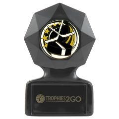 Vintage Black Acrylic Hockey Trophy