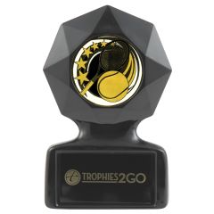 Vintage Black Acrylic Tennis Trophy