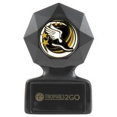 Vintage Black Acrylic Track Trophy