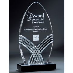 Elliptical Crossroads Acrylic Trophies