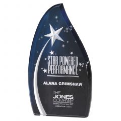 Celestial Shooting Star Acrylic Award