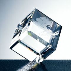 Beveled Crystal Block Award