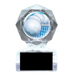 Acrylic Action Volleyball Serve Trophy