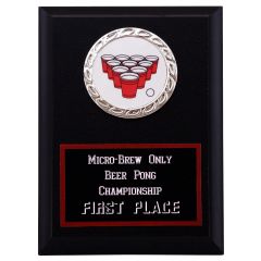 Beer Pong Champion Plaque