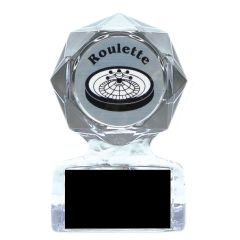 Casino Roulette Acrylic Trophy