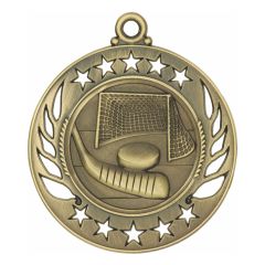 Stencil Antique Hockey Medallions