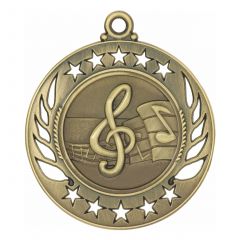 Stencil Music Note Medals