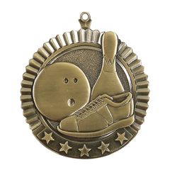 Jumbo Bowling Medallion - Gold