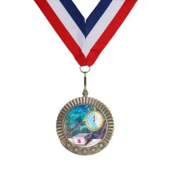 Large Full Color Swim Medal