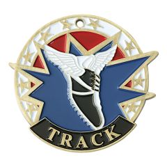 Patriotic Track Shoe Medallion