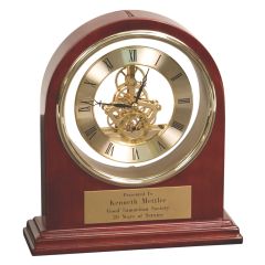 Vaulted Rosewood Gear Clock