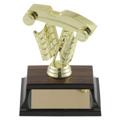 Pinewood Derby Race Car Trophy