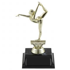 Scorpion on a Beam Gymnastics Award - Black  Sim Marble