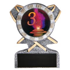 Third Place Resin with Gold Accents Award