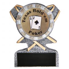 Pair of Aces Texas Hold'em Resin Award