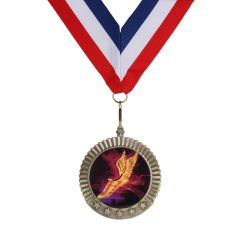 Full Color Track Team Medallion