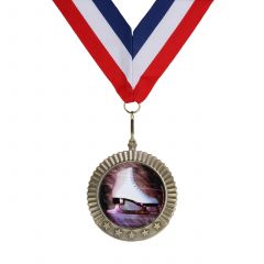 Large Ice Skate Medallion