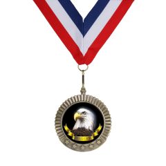 Large Eagle Mascot Medal