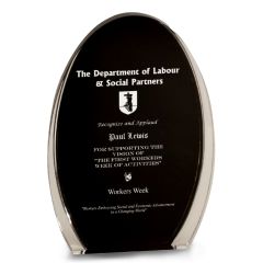 Black Curve Clear Edge Acrylic