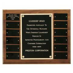 Large Plate Perpetual Monthly Plaque