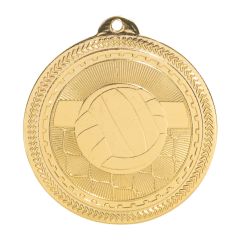 Gold Volleyball Participation Medal