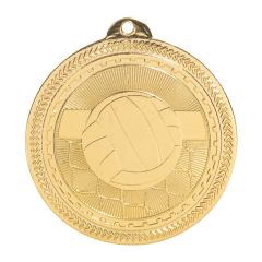 Gold Volleyball Participation Medal