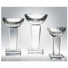 Bowl and Pedestal Crystal Award