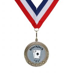 Personalized Jumbo Blackjack Medallion