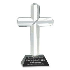 Crystal Cross Religious Award