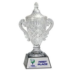 Ornate Crystal Cup Trophy