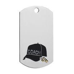 Coach Dog Tag