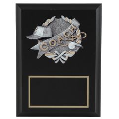 Coaches Wreath Resin Plaque