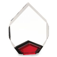 Ruby Red Jewel Base Acrylic Award