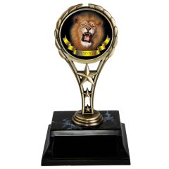 Gold Star Lion Trophy