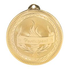 Gold Participation Torch Medallion