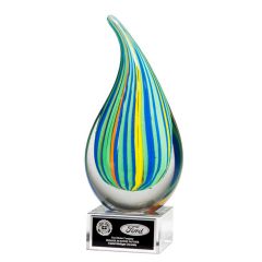 Art Glass Award in Crayon Colors