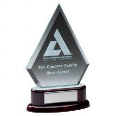Jade Pentagon Glass Award