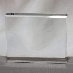 Clear Novus Acrylic Block Award - Horizontal