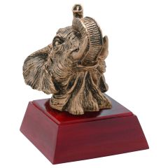 Elephant Golden Resin Trophy